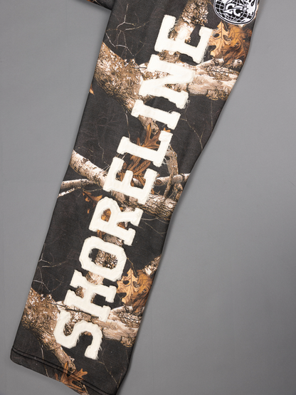 CAP CITY X SHORELINE MAFIA BLACK CAMO PANTS -UNISEX