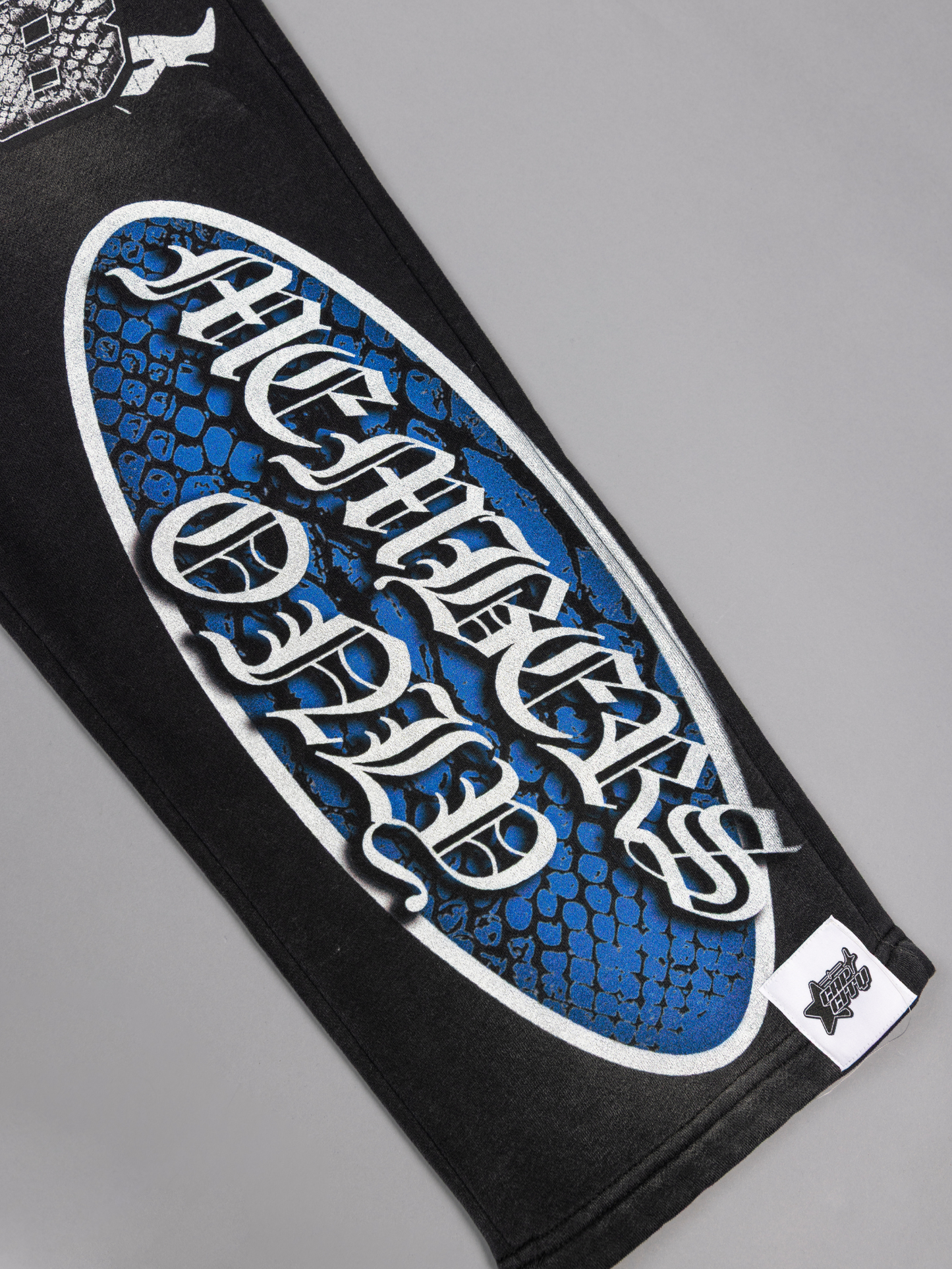 CAP CITY X SHORELINE MAFIA BLACK/COTTON CANDY MEMBERS ONLY PANTS - UNISEX