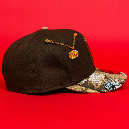 NEW ERA EXCLUSIVE 59FIFTY WALNUT/ REALTREE MEXICO 2025 WORLD BASEBALL CLASSIC TWO TONE