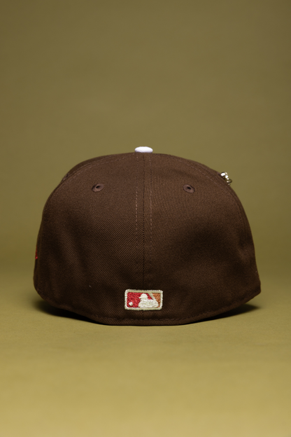 NEW ERA EXCLUSIVE 59FIFTY BROWN LOS ANGELES DODGERS "CITY OF ANGELS" W/ SHOHEI OHTANI SIDE PATCH
