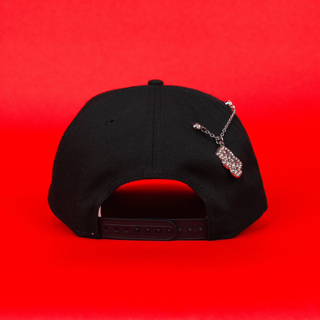 NEW ERA 9FIFTY A-FRAME BLACK DETROIT TIGERS SNAPBACK W/ TIGER STADIUM SIDE PATCH