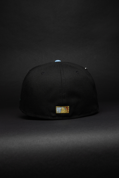 NEW ERA EXCLUSIVE 59FIFTY BLACK/ FOREST GREEN ARIZONA DIAMONDBACKS W/ 1998 INAUGURAL SEASON SIDE PATCH