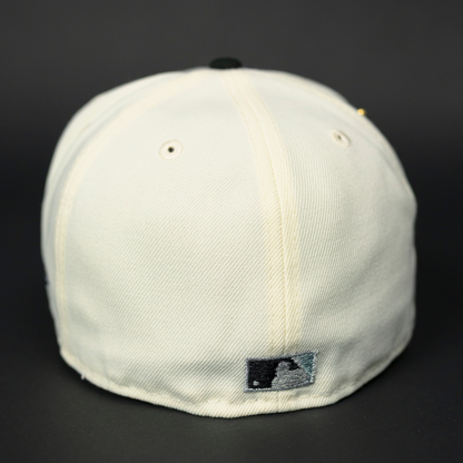 NEW ERA EXCLUSIVE 59FIFTY CHROME/ BLACK PHILADELPHIA PHILLIES W/ HOME OF THE PHILLIES SIDE PATCH