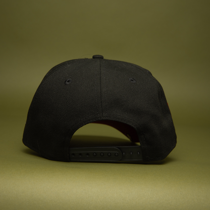 NEW ERA 9FIFTY A-FRAME BLACK LOS ANGELES DODGERS SNAPBACK W/ 2020 WORLD SERIES SIDE PATCH