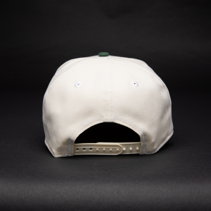 NEW ERA 9FIFTY A-FRAME CHROME/ PINE GREEN PITTSBURGH PIRTAES SNAPBACK W/ ALL STAR GAME SIDE PATCH