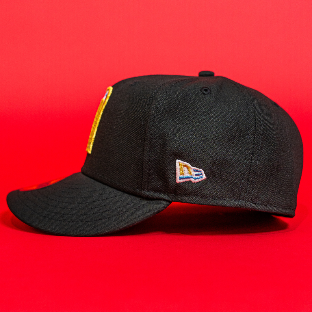 NEW ERA EXCLUSIVE 59FIFTY BLACK MEXICO 2025 WORLD BASEBALL CLASSIC W/ MEXICO FLAG SIDE PATCH