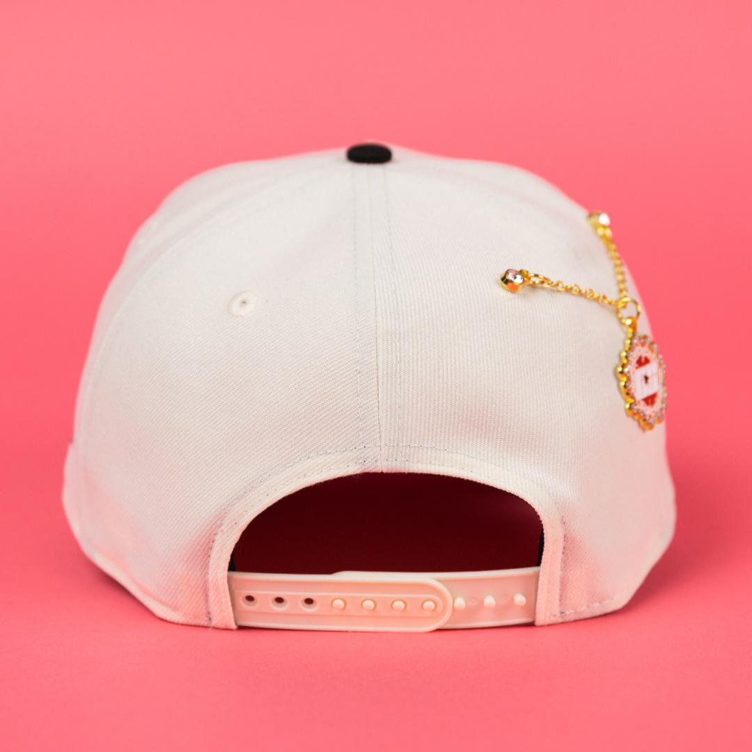 NEW ERA 9FIFTY A-FRAME CHROME/ BLACK DETROIT TIGERS SNAPBACK W/ TIGER STADIUM SIDE PATCH