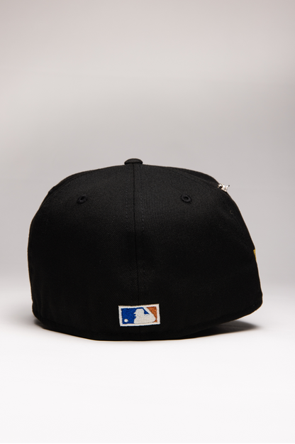 NEW ERA EXCLUSIVE 59FIFTY BLACK HOUSTON ASTROS W/ 2005 WORLD SERIES SIDE PATCH