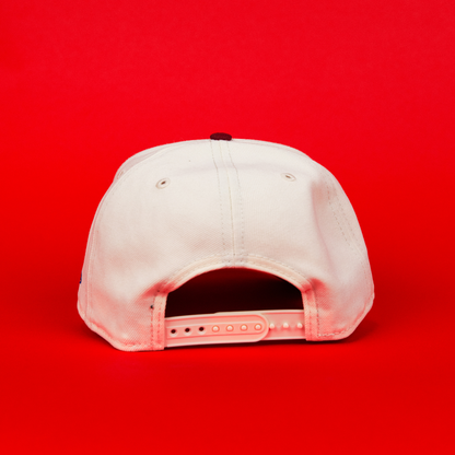 NEW ERA 9FIFTY A-FRAME CHROME/ BLUE BOSTON RED SOX SNAPBACK W/ 1936 SIDE PATCH