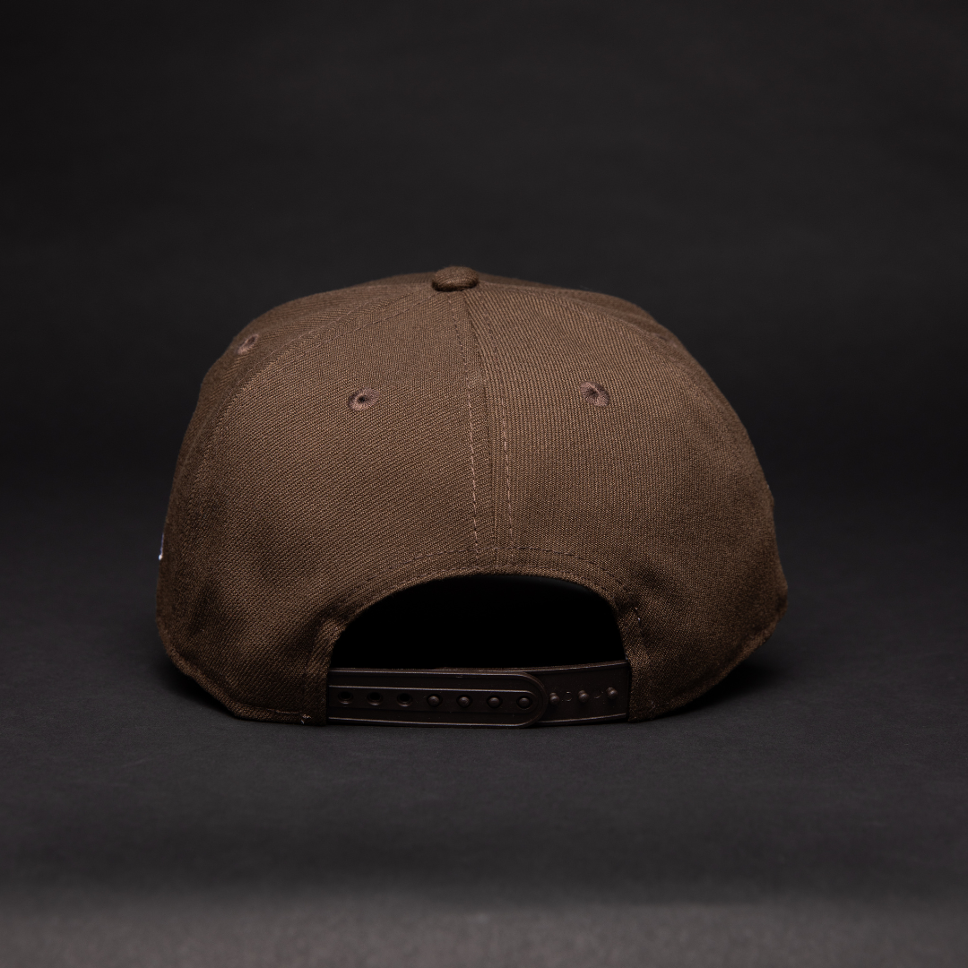 NEW ERA 9FIFTY A-FRAME BROWN TORONTO BLUE JAYS SNAPBACK W/ ALL STAR GAME SIDE PATCH