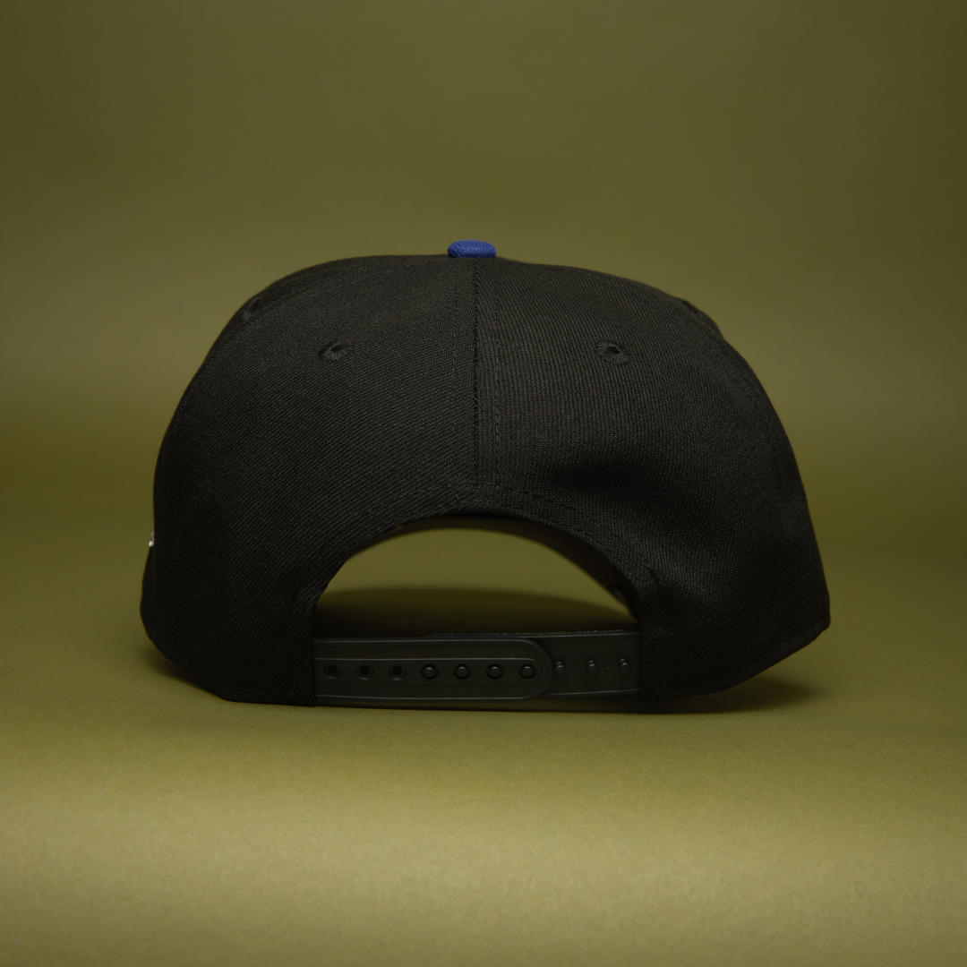 NEW ERA 9FIFTY A-FRAME BLACK/BLUE LOS ANGELES DODGERS SNAPBACK W/ 1981 WORLD SERIES SIDE PATCH