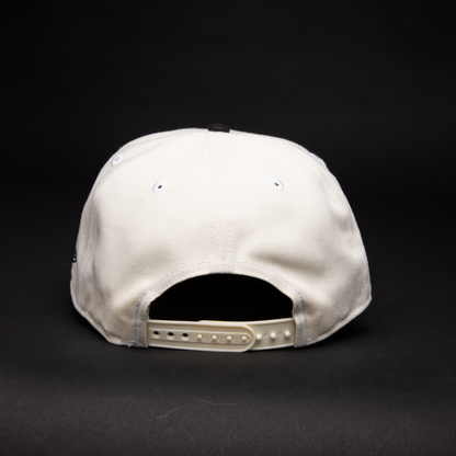 NEW ERA 9FIFTY A-FRAME CHROME/ BLACK LOS ANGELES DODGERS SNAPBACK W/ 1988 WORLD SERIES SIDE PATCH