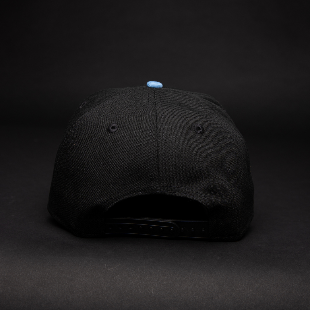 NEW ERA 9FIFTY A-FRAME BLACK/ FOREST GREEN ANAHEIM ANGELS SNAPBACK W/ ALL STAR GAME SIDE PATCH