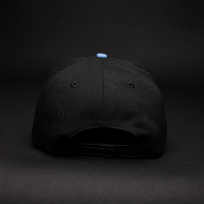 NEW ERA 9FIFTY A-FRAME BLACK/ FOREST GREEN ANAHEIM ANGELS SNAPBACK W/ ALL STAR GAME SIDE PATCH