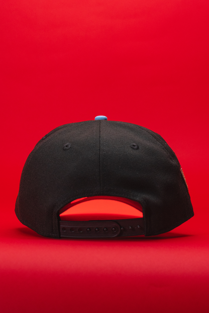 NEW ERA 9FIFTY A-FRAME BLACK/GREEN PHILADELPHIA PHILLIES SNAPBACK W/ 1996 ALL STAR GAME SIDE PATCH