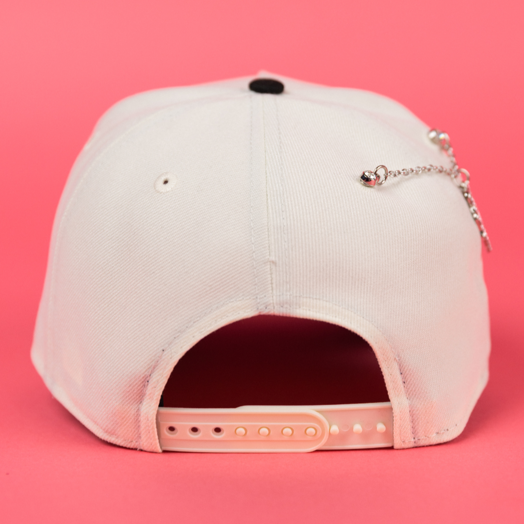 NEW ERA 9FIFTY A-FRAME CHROME/ BLACK NEW YORK YANKEES SNAPBACK W/ 1999 WS SIDE PATCH