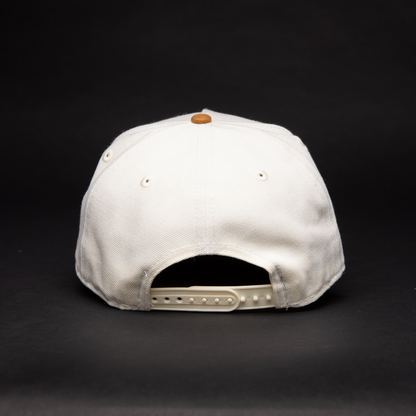 NEW ERA 9FIFTY A-FRAME CHROME/ KHAKI HOUSTON ASTROS SNAPBACK W/ ALL STAR GAME SIDE PATCH