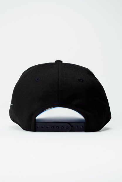 NEW ERA 9FIFTY A-FRAME BLACK NEW YORK YANKEES SNAPBACK W/ WORLD SERIES SIDE PATCH