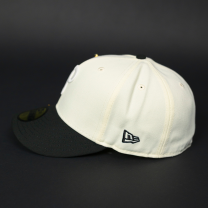 NEW ERA EXCLUSIVE 59FIFTY CHROME/ BLACK PHILADELPHIA PHILLIES W/ HOME OF THE PHILLIES SIDE PATCH