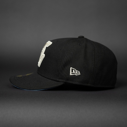 NEW ERA EXCLUSIVE 59FIFTY BLACK LOS ANGELES LAKERS
