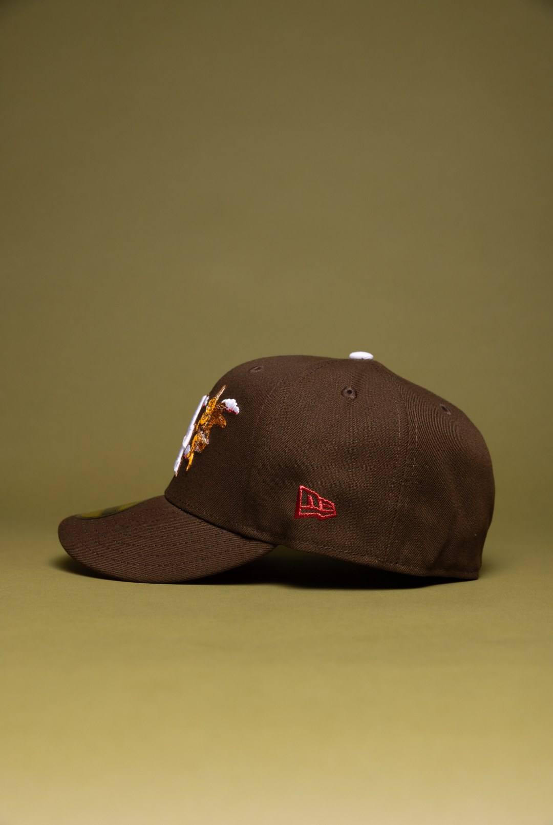NEW ERA EXCLUSIVE 59FIFTY BROWN LOS ANGELES DODGERS "CITY OF ANGELS" W/ SHOHEI OHTANI SIDE PATCH