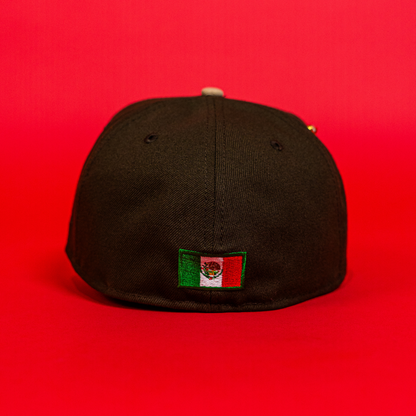 NEW ERA EXCLUSIVE 59FIFTY WALNUT/ REALTREE MEXICO 2025 WORLD BASEBALL CLASSIC TWO TONE