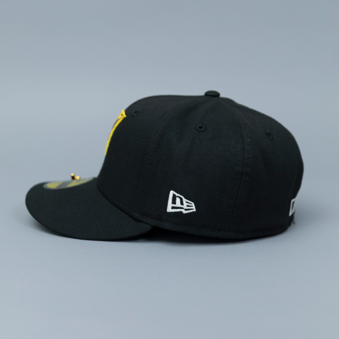 NEW ERA EXCLUSIVE 59FIFTY BLACK UPSIDE DOWN ARIZONA DIAMONDBACKS W/ 1998 INAUGURAL SEASON SIDE PATCH