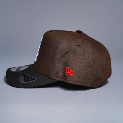 NEW ERA 9FIFTY A-FRAME BROWN/BLACK CHICAGO WHITE SOX SNAPBACK W/ 95TH ANNIVERSARY SIDE PATCH
