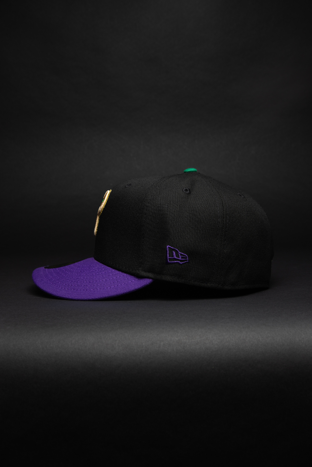 NEW ERA EXCLUSIVE 59FIFTY BLACK/PURPLE PHILADELPHIA PHILLIES W/ 1996 ALL STAR GAME SIDE PATCH