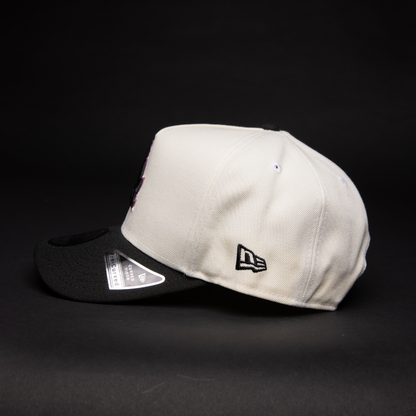 NEW ERA 9FIFTY A-FRAME CHROME/ BLACK LOS ANGELES DODGERS SNAPBACK W/ 1988 WORLD SERIES SIDE PATCH