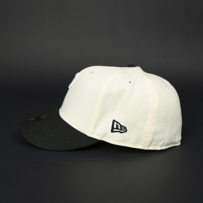 NEW ERA EXCLUSIVE 59FIFTY CHROME/ BLACK PITTSBURGH PIRATES W/ 76TH WORLD SERIES SIDE PATCH