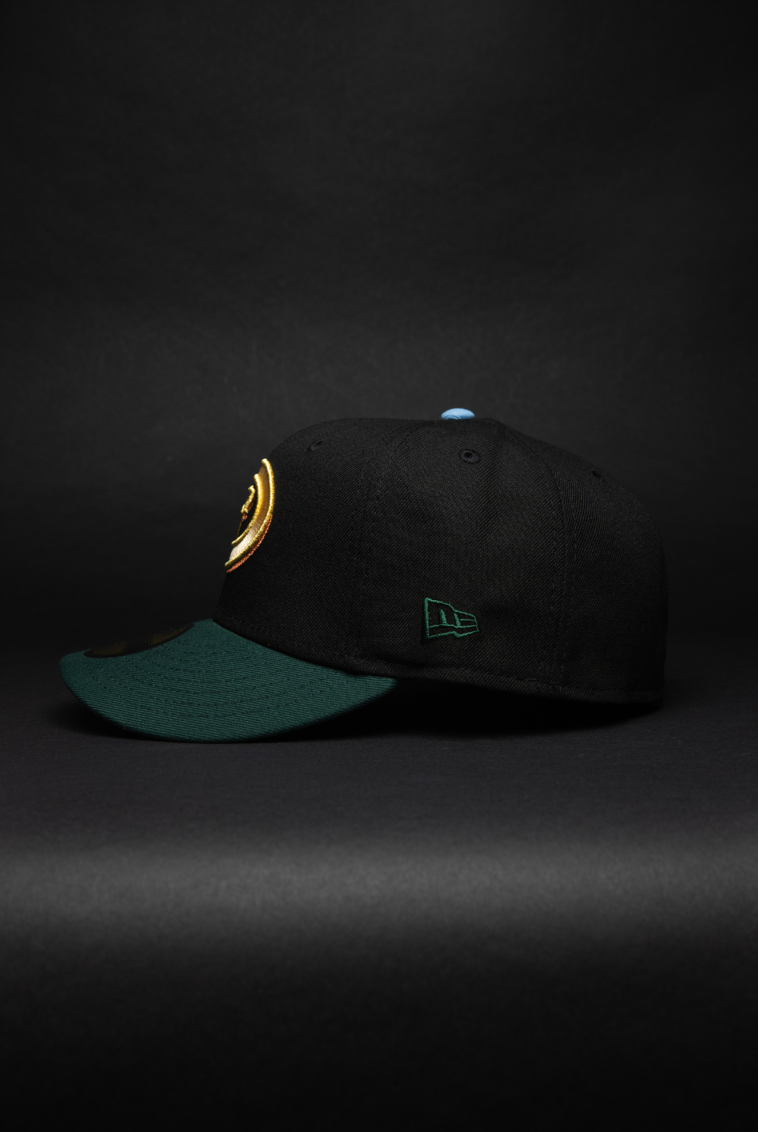 NEW ERA EXCLUSIVE 59FIFTY BLACK/ FOREST GREEN ARIZONA DIAMONDBACKS W/ 1998 INAUGURAL SEASON SIDE PATCH