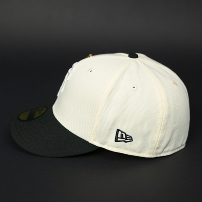 NEW ERA EXCLUSIVE 59FIFTY BLACK SAN FRANCISCO GIANTS W/ 50TH ANNIVERSARY SIDE PATCH