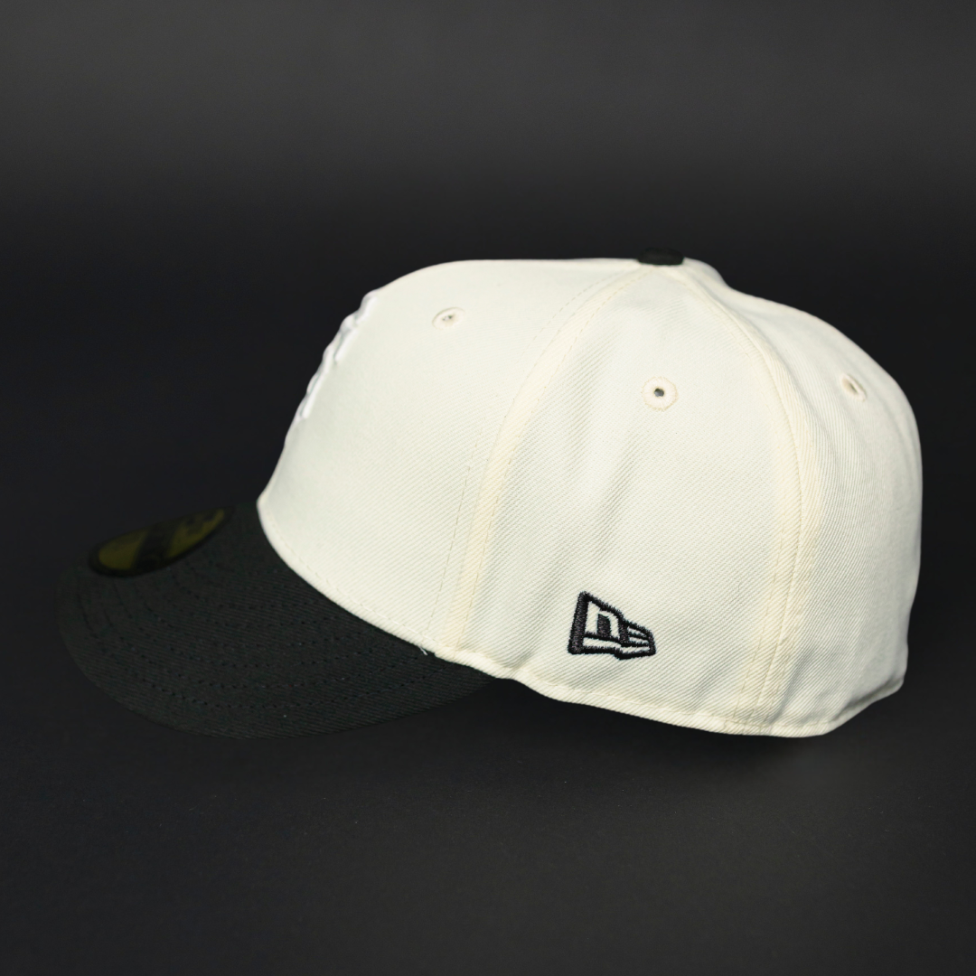 NEW ERA EXCLUSIVE 59FIFTY BLACK SAN FRANCISCO GIANTS W/ 60TH ANNIVERSARY SIDE PATCH