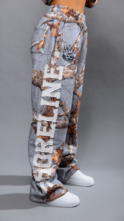CAP CITY X SHORELINE MAFIA GREY CAMO PANTS -UNISEX