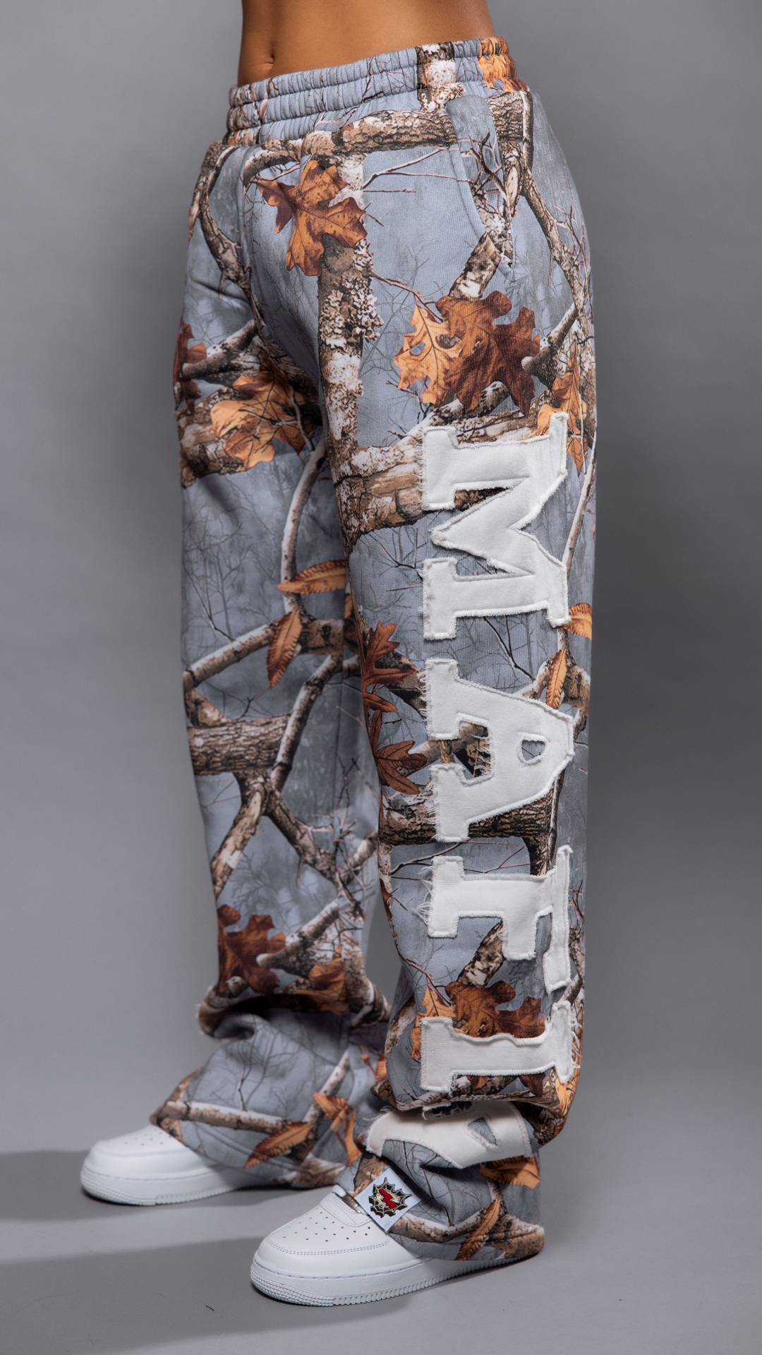 CAP CITY X SHORELINE MAFIA GREY CAMO PANTS -UNISEX
