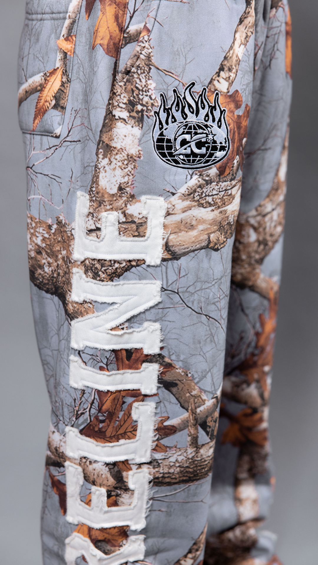 CAP CITY X SHORELINE MAFIA GREY CAMO PANTS -UNISEX