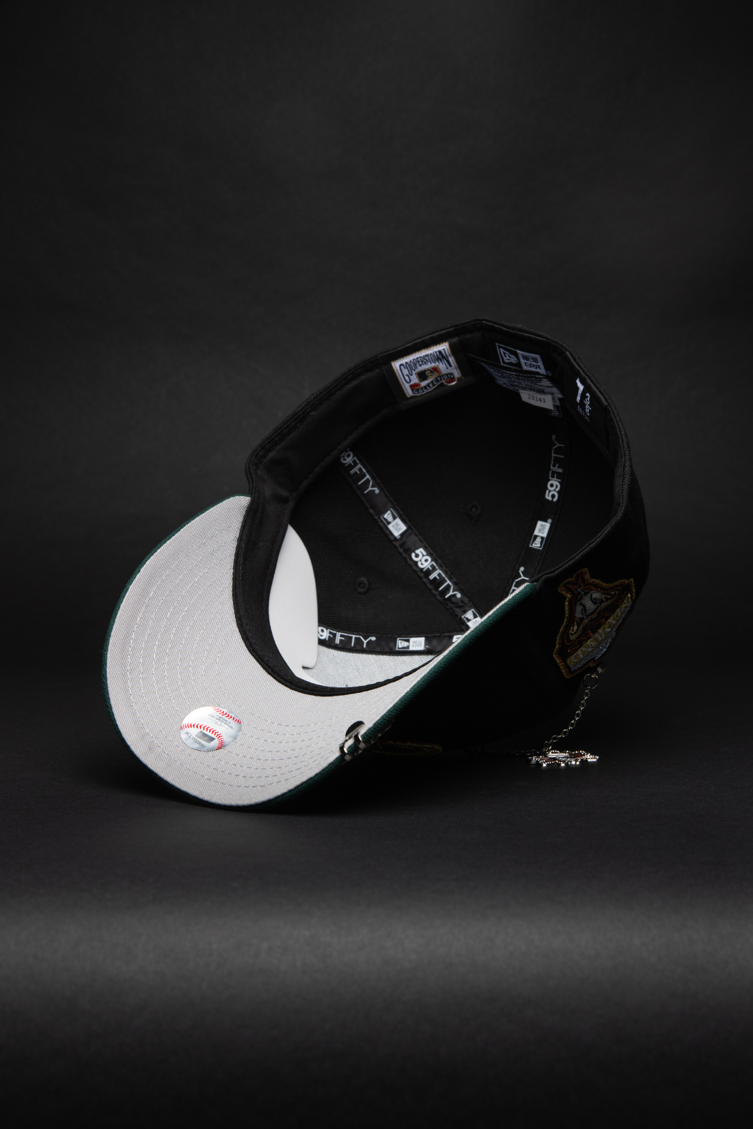 NEW ERA EXCLUSIVE 59FIFTY BLACK/ FOREST GREEN ARIZONA DIAMONDBACKS W/ 1998 INAUGURAL SEASON SIDE PATCH