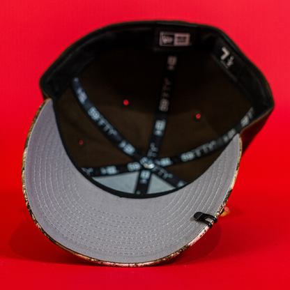 NEW ERA EXCLUSIVE 59FIFTY WALNUT/ REALTREE MEXICO 2025 WORLD BASEBALL CLASSIC TWO TONE