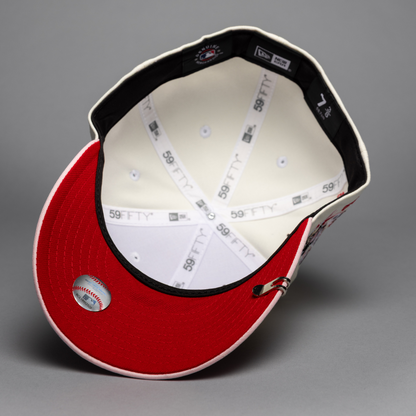NEW ERA EXCLUSIVE 59FIFTY CHROME/PINK LOS ANGELES DODGERS W/ EMBROIDERY + SHOHEI OHTANI SIDE PATCH