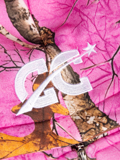 CAP CITY X SHORELINE MAFIA PINK CAMO ZIP UP HOODIE - UNISEX