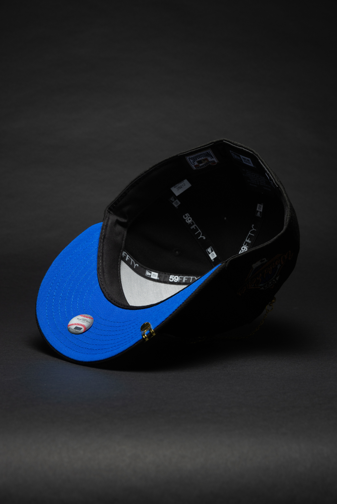 NEW ERA EXCLUSIVE 59FIFTY BLACK PHILADELPHIA PHILLIES W/ 1993 WORLD SERIES SIDE PATCH