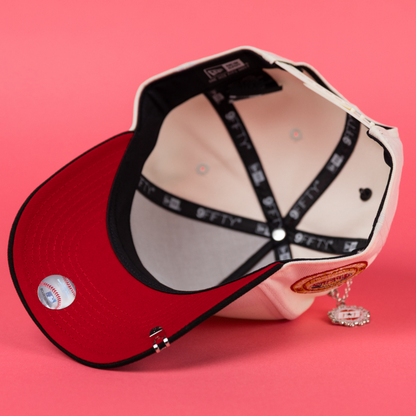 NEW ERA 9FIFTY A-FRAME CHROME/ BLACK DETROIT TIGERS SNAPBACK W/ TIGER STADIUM SIDE PATCH