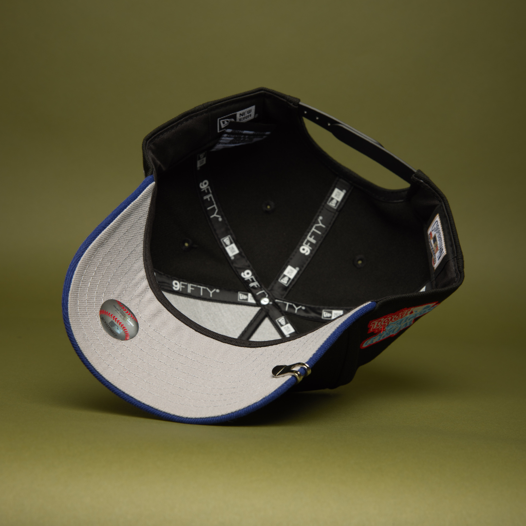 NEW ERA 9FIFTY A-FRAME BLACK/BLUE LOS ANGELES DODGERS SNAPBACK W/ 1981 WORLD SERIES SIDE PATCH