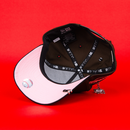 NEW ERA 9FIFTY A-FRAME BROWN/ BLACK CHICAGO WHITE SOX SNAPBACK W/ 1990 ALL STAR GAME SIDE PATCH