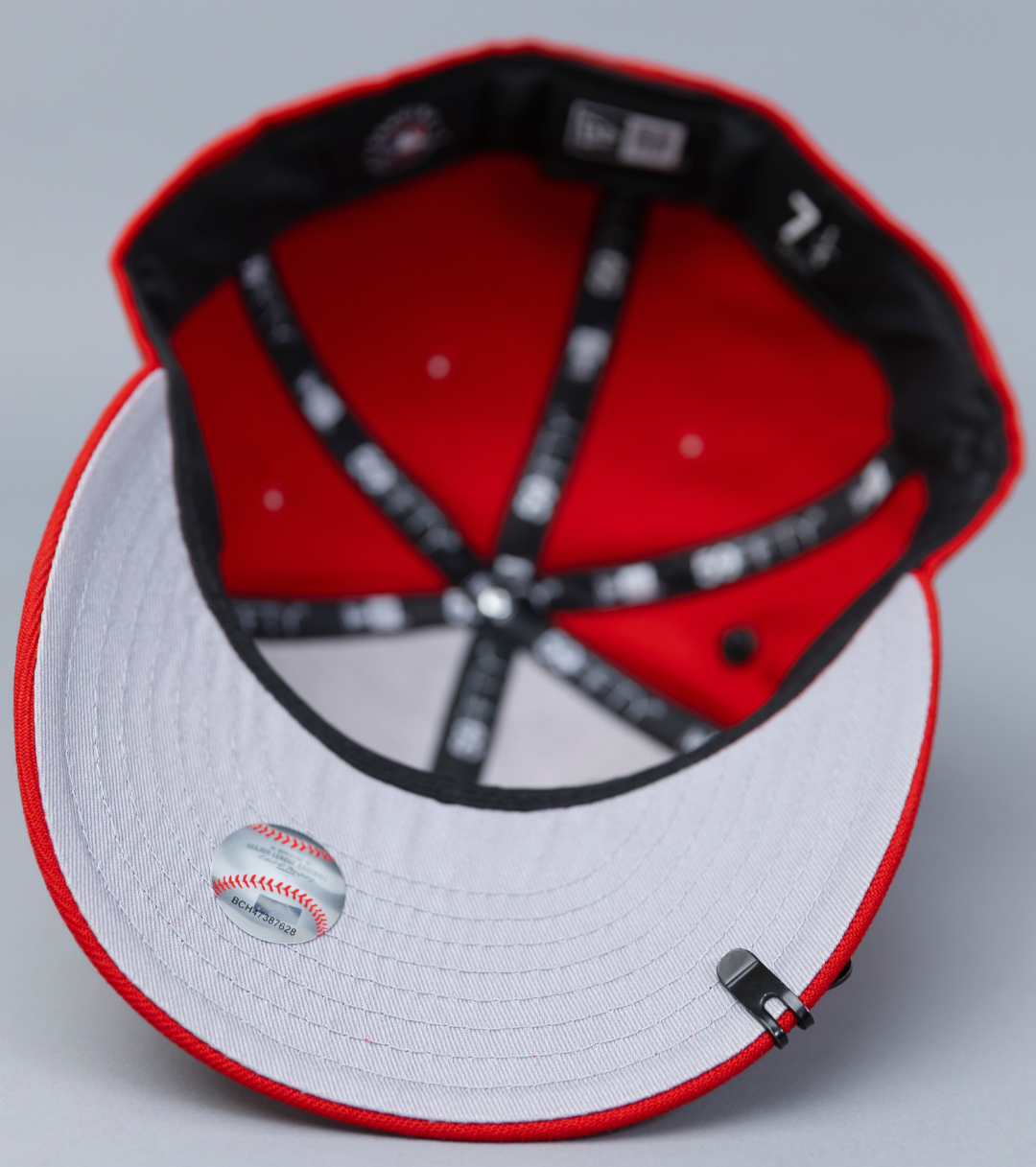 NEW ERA EXCLUSIVE 59FIFTY RED NEW YORK YANKEES W/ ALL STAR GAME SIDE PATCH