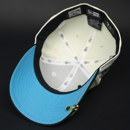 NEW ERA EXCLUSIVE 59FIFTY BLACK SAN FRANCISCO GIANTS W/ 50TH ANNIVERSARY SIDE PATCH