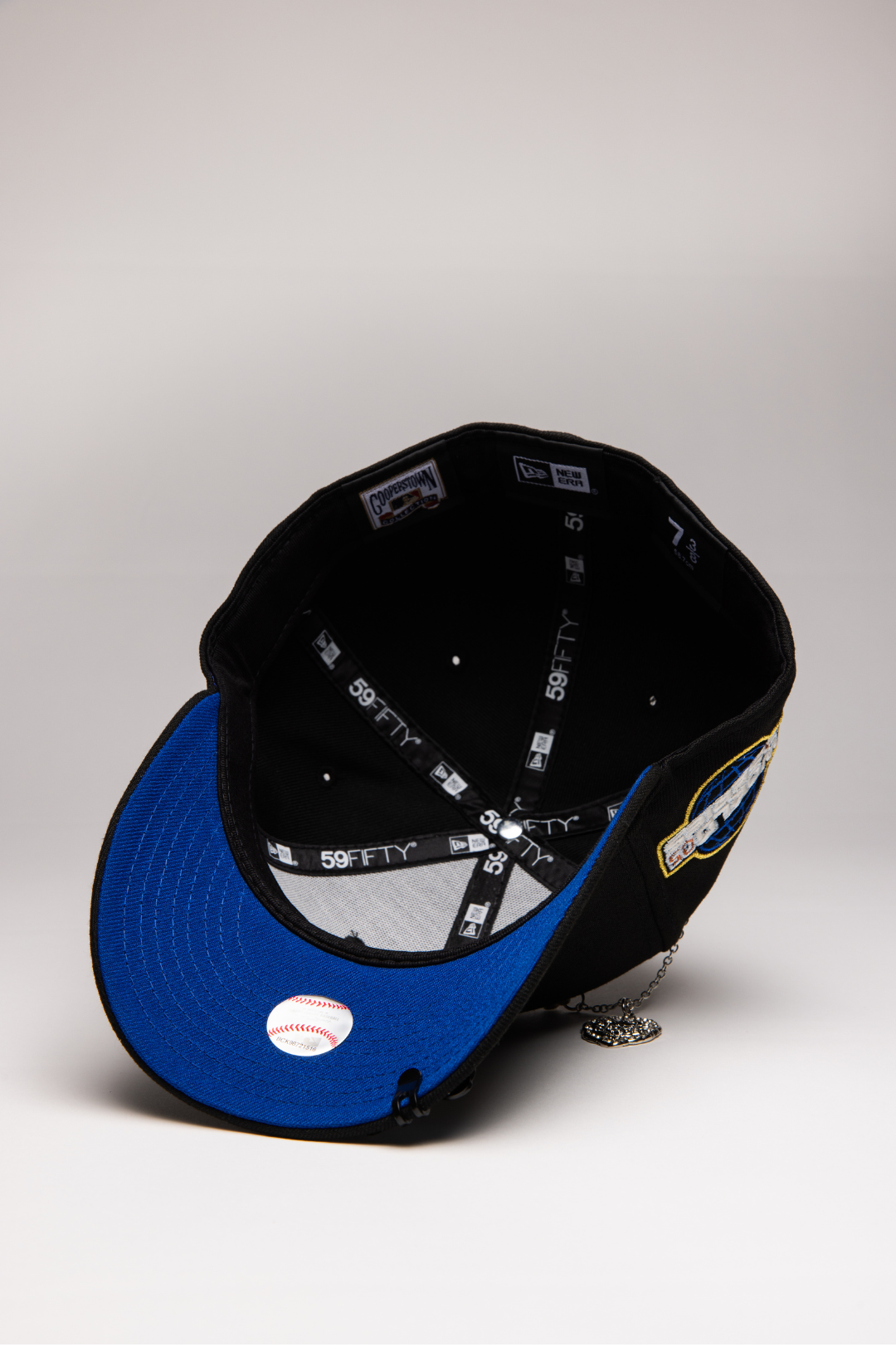 NEW ERA EXCLUSIVE 59FIFTY BLACK HOUSTON ASTROS W/ 2005 WORLD SERIES SIDE PATCH