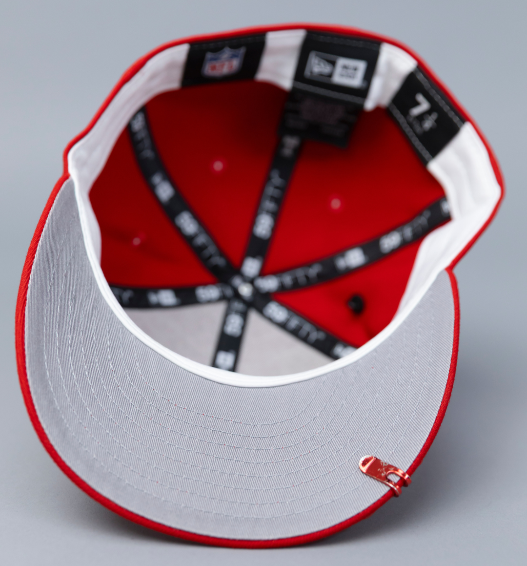 NEW ERA EXCLUSIVE 59FIFTY RED LAS VEGAS RAIDERS W/ SUPER BOWL SIDE PATCH