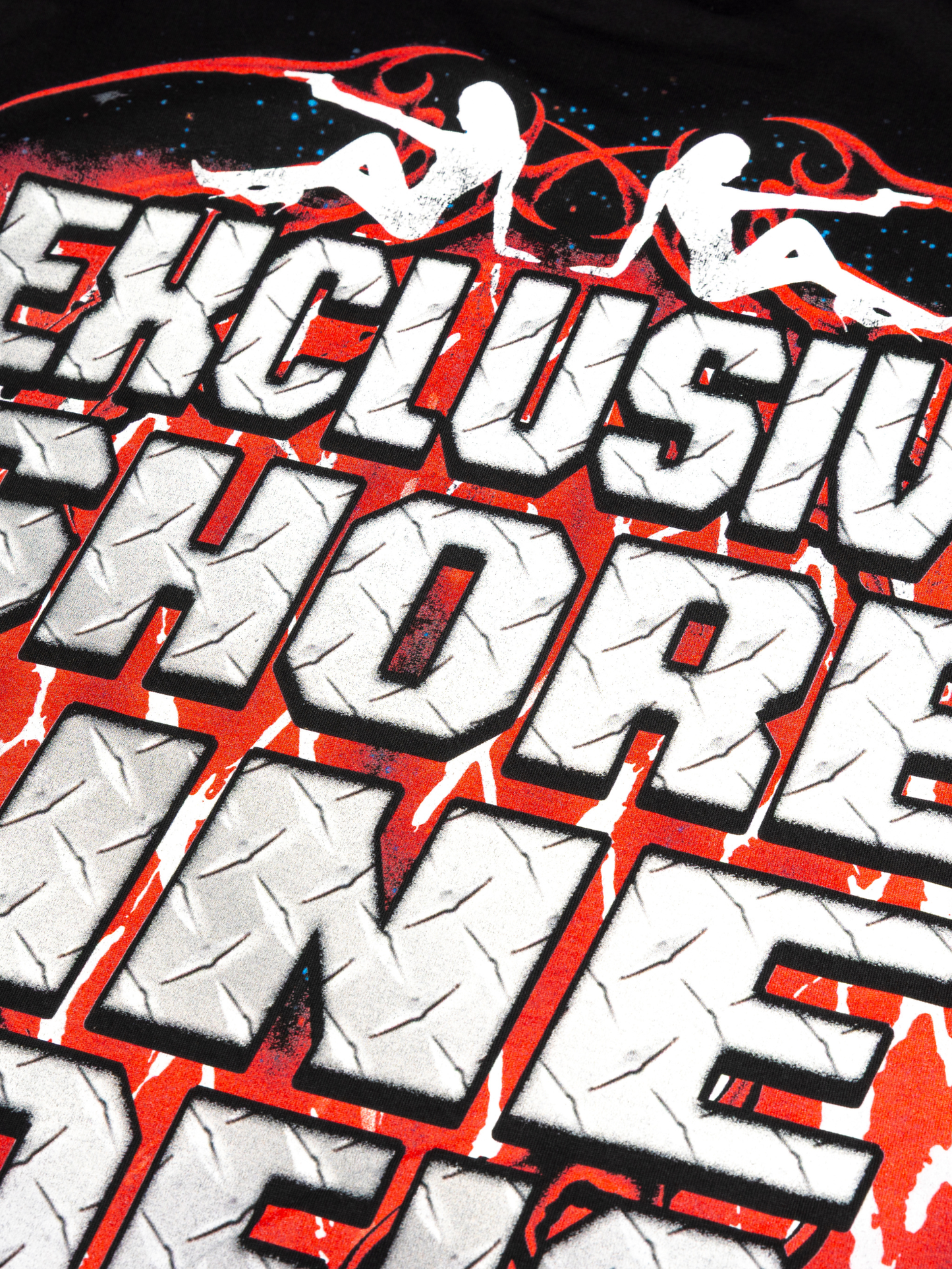 CAP CITY X SHORELINE MAFIA BLACK/RED MEMBERS ONLY TEE - UNISEX